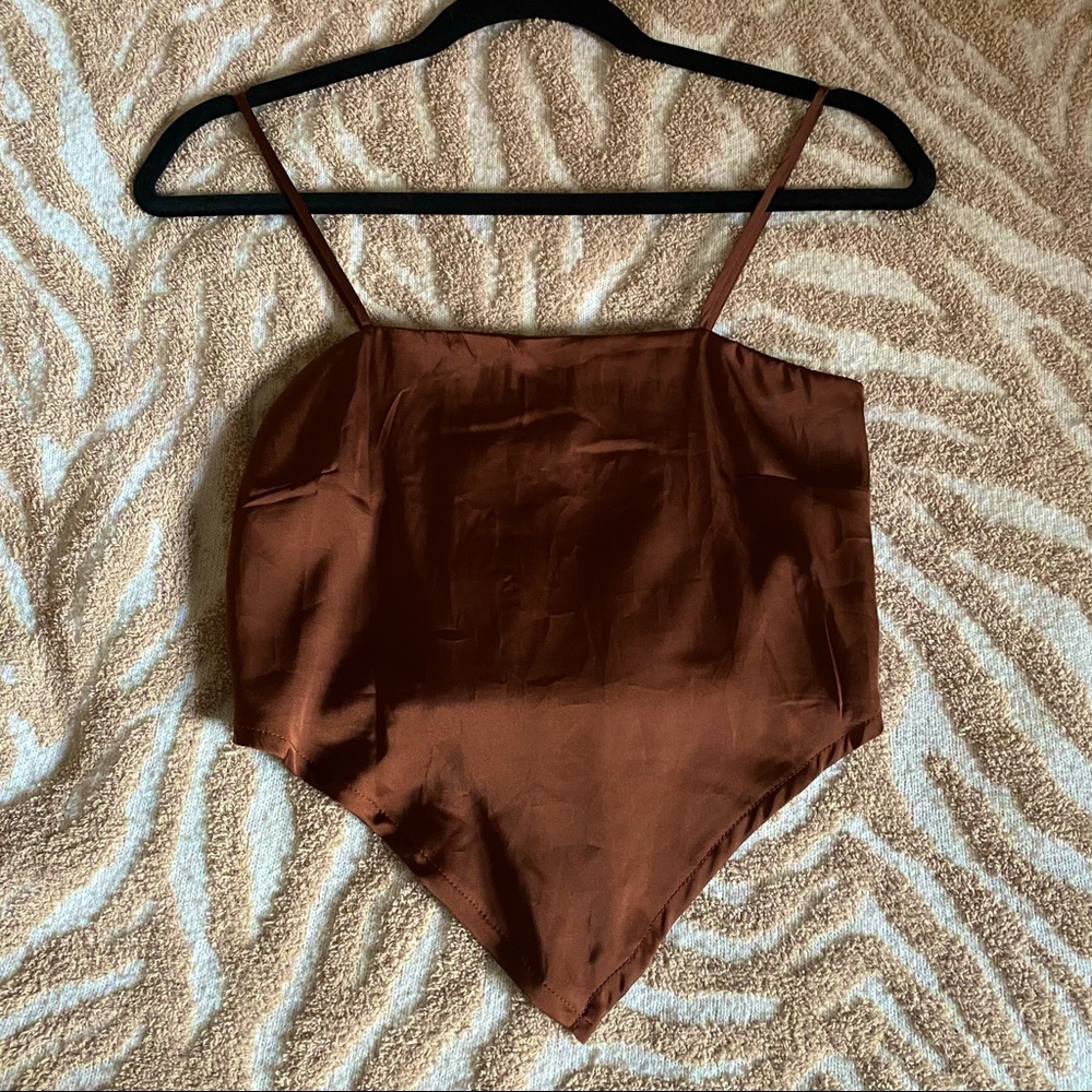 Handkerchief-Style Tie Back Tank